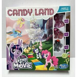 My Little Pony Candy Land Game Movie Edition 2017 Board Game 3 Player All Pieces